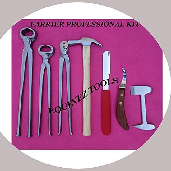 Horse Farrier Tool Kit Grooming 8 PCS Full Professional Complete KIT