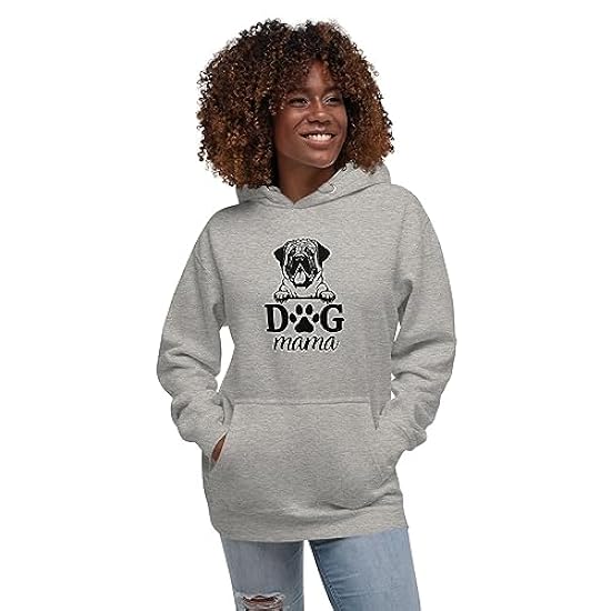 Mastiff Dog Mama Hoodie - Premium Pullover Hoodies For Women A Birthday Mother´s Day Dog Mom Gift For Mastiff Dog Lover