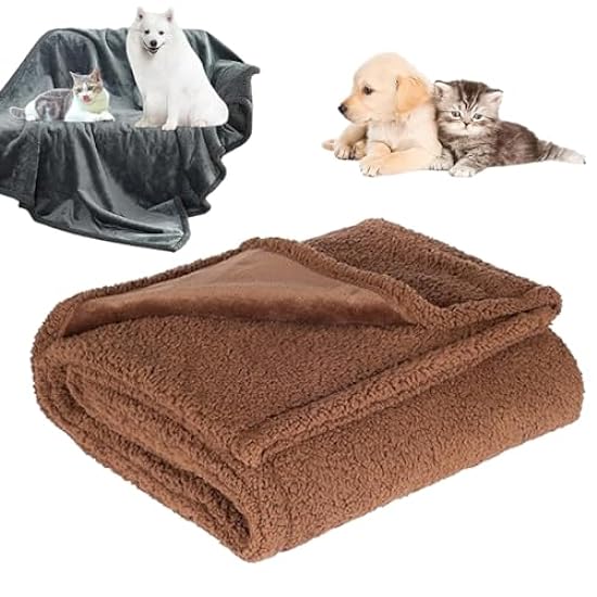 CHIPEL Loveblanket - The Waterproof Blanket,Waterproof Pet Blanket for Dog Cat, Love-Blanket for Sofa Bed Couch Sofa,Waterproof Pet Fleece Blanket for Dog Cat (Brown,XL(57in*85in))